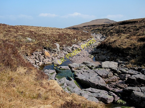 Photo 6"x4" Stream Bed and Summit Rathgormuck c2011