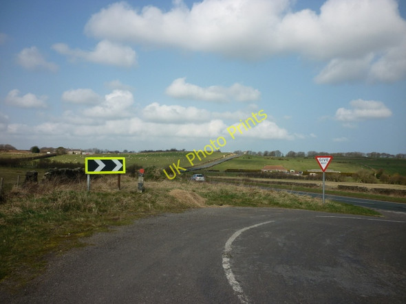 Photo 6"x4" Joining the A171 from the Flask Inn layby Brown Rigg Beck c2011