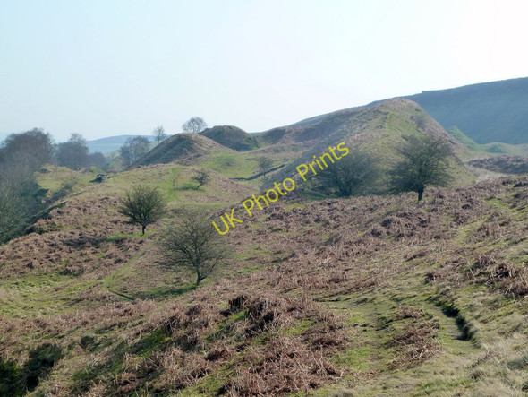 Photo 6"x4" Rabbit warren in Bretton Clough Abney c2011