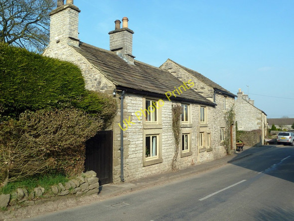Photo 6"x4" Cottages in Foolow village Foolow c2011