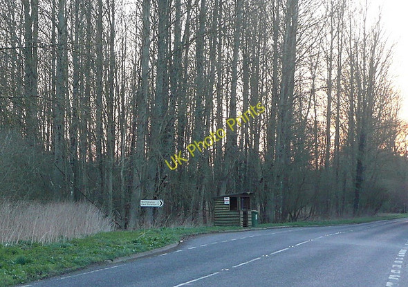 Photo 6"x4" Bus stop at Rectory Lane Avington\/SU5332 c2011