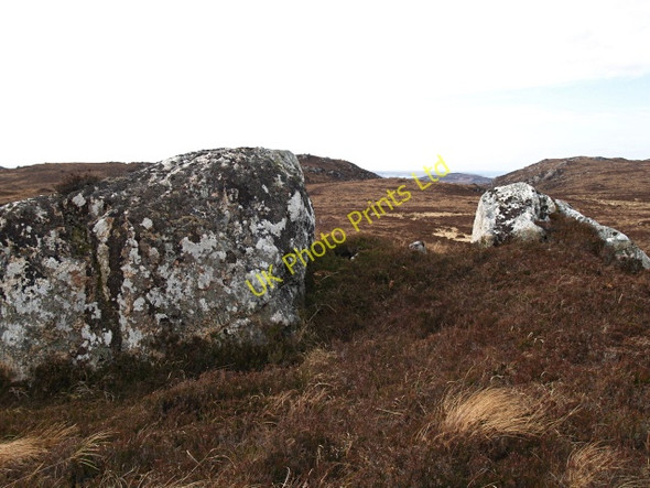 Photo 6"x4" Boulders above Allt a' Bhaid-rabhain Badluarach c2008