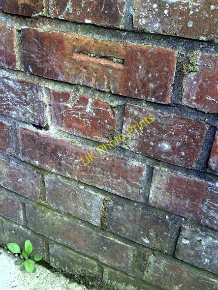 Photo 6"x4" Benchmark on the side wall of #17 Waynflete Road Barton\/SP5507 c2011