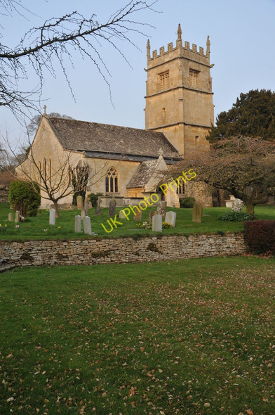 Photo 6"x4" Overbury church Overbury c2011