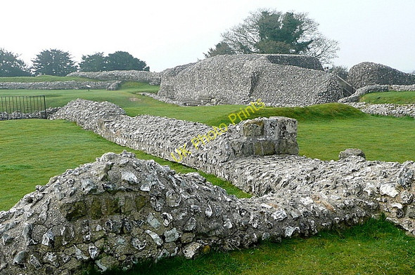 Photo 6"x4" Old Sarum, castle ruins Salisbury c2011