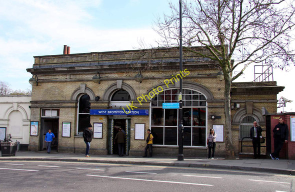 Photo 6"x4" West Brompton Station Kensington\/TQ2579 c2011