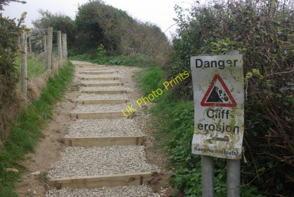 Photo 6"x4" Coastal path east of Charlestown St Austell c2011