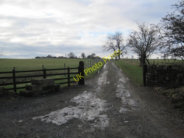 Photo 6"x4" Track leading to Kidlaw Farm Kirkharle c2011