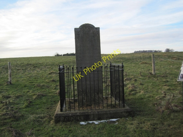 Photo 6"x4" Monument to Robert Loraine near Kirkharle Farm Kirkharle c2011