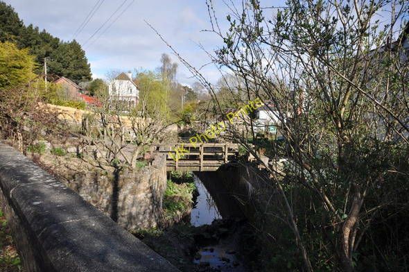 Photo 6"x4" The view upstream from a bridge on an old section of the B3233 near Combrew Combrew c2011