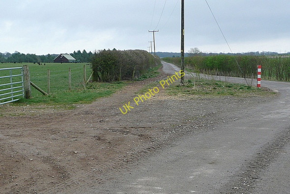 Photo 6"x4" Farm track to Lower Whitehill Laverstoke c2011