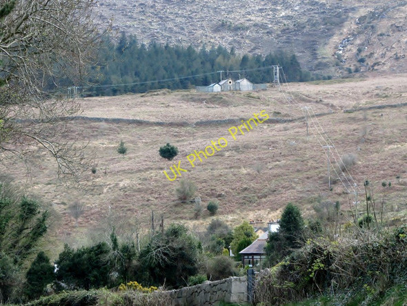 Photo 6"x4" Water works on the slope of Slievenabrock Newcastle\/J3732 c2011