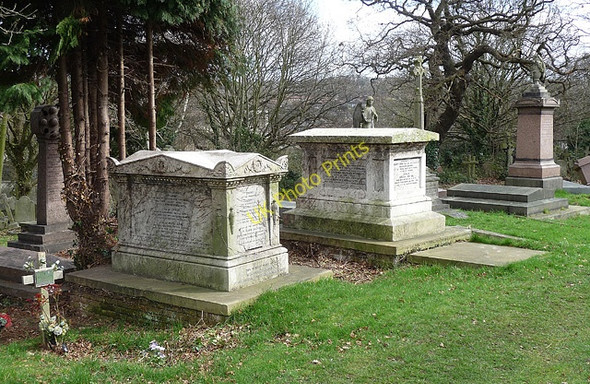 Photo 6"x4" Various monuments, West Norwood Cemetery (4) Streatham c2011