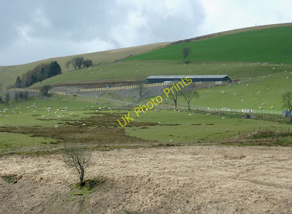 Photo 6"x4" Hill farmland by Nant-llwyd, Ceredigion Nant-llwyd c2011