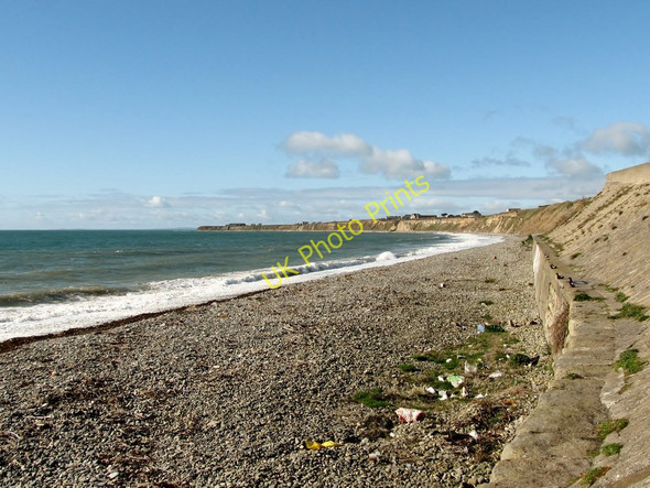 Photo 6"x4" Stoney beach south of Kilkeel's harbour mouth Kilkeel c2011
