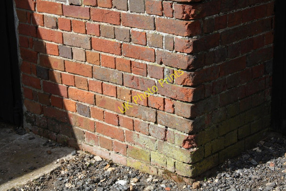 Photo 6"x4" Benchmark on outbuilding at Cross Farm Ipsden c2011