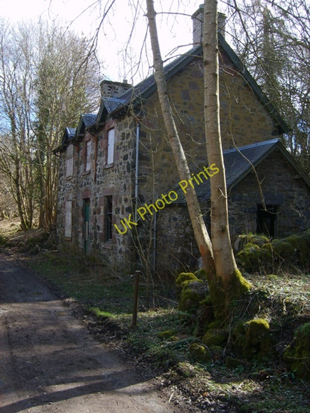 Photo 6"x4" Ruined house above the Ericht Blairgowrie c2011