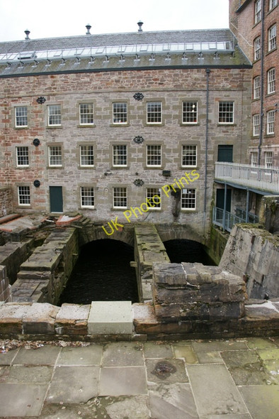 Photo 6"x4" The wheel pits, Stanley Mills Stanley\/NO1033 c2011