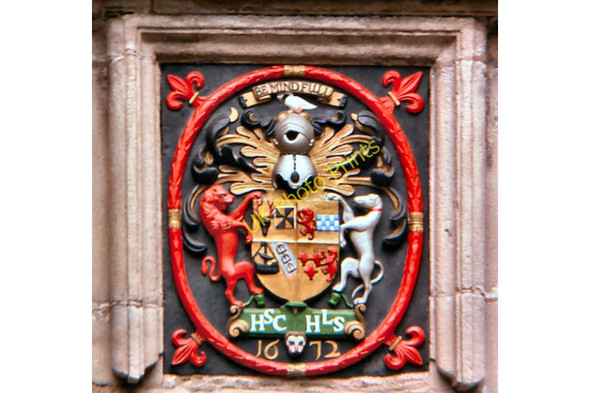 Photo 6"x4" Cawdor Castle. Heraldic Panel Cawdor c1978