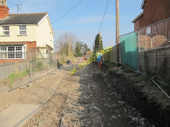 Photo 6"x4" Road dug out Cholsey c2011
