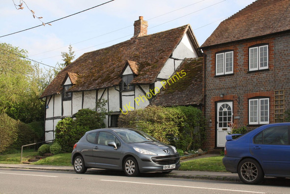 Photo 6"x4" Tudor Cottage and #1 Pound Cottage Blewbury c2011