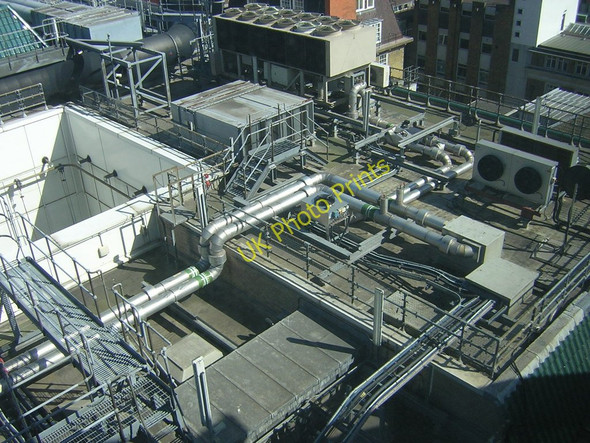 Photo 6"x4" Euston Road roofscape London c2011