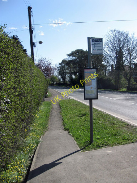 Photo 6"x4" Bus stop on the A170 Kirkby Mills c2011