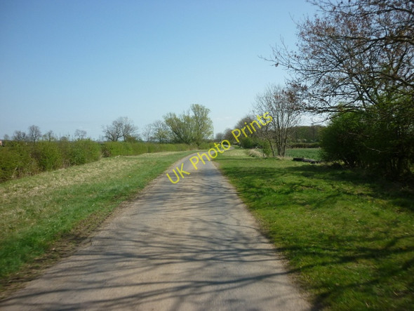 Photo 6"x4" Cow Lane heading towards Glentworth Heapham c2011