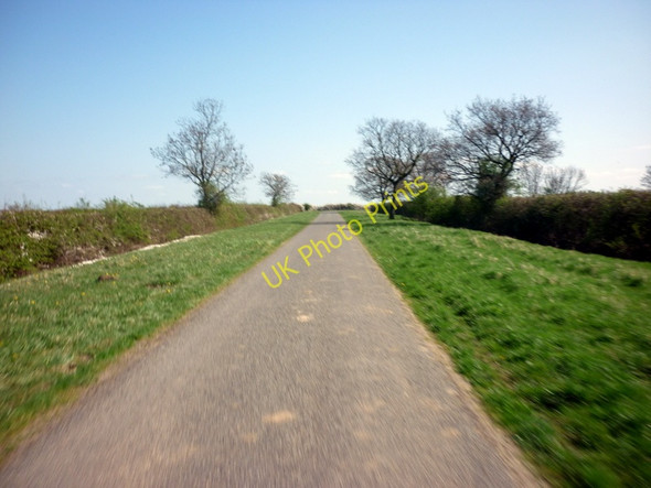 Photo 6"x4" Cow Lane heading towards Glentworth Heapham c2011 P1