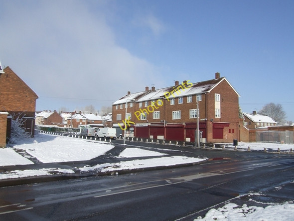 Photo 6"x4" Shops in Westcroft Avenue, Underhill Estate Wednesfield c2008