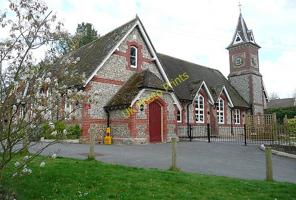 Photo 6"x4" Micheldever school Micheldever c2011