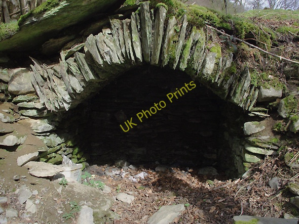 Photo 6"x4" Disused limekiln north-west of Rhandirmwyn, Carmarthenshire Nant-y-Bai c2011