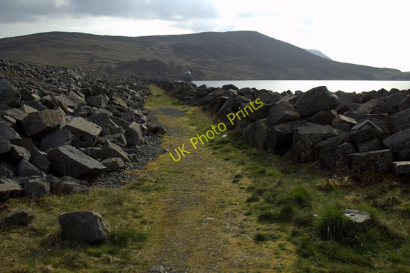 Photo 6"x4" Path along Foreshore, Lake Celyn Llidiardau\/SH8738 c2011