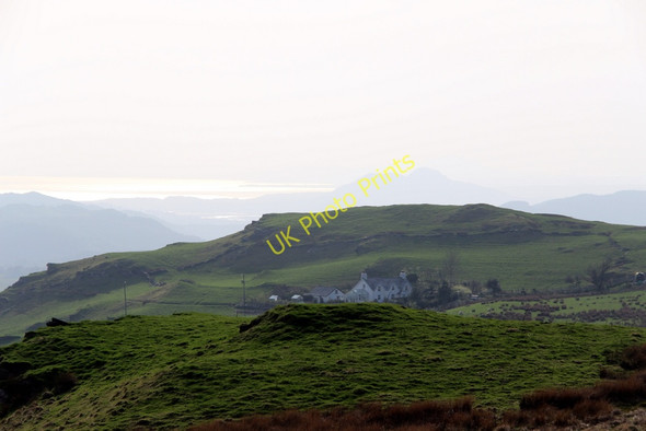 Photo 6"x4" Bryn-Llech as seen from Viewpoint on B4391 Llan Ffestiniog c2011