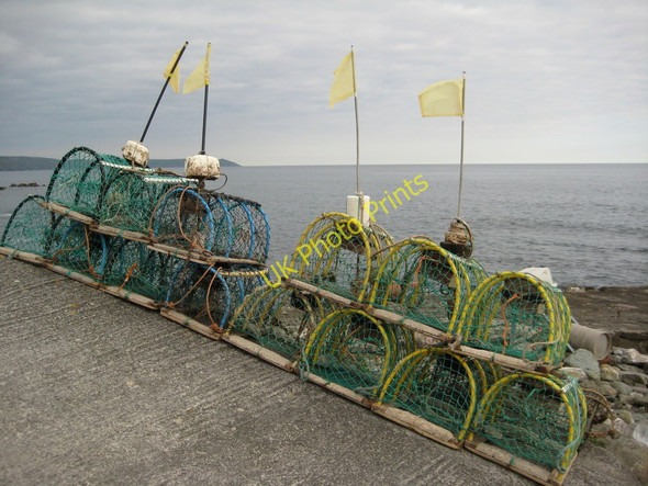 Photo 6"x4" Lobster pots, Portwrinkle Portwrinkle c2011
