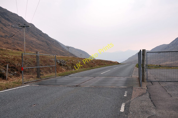 Photo 6"x4" Cattle grid on the A861 in Glen Tarbert Lochan a' Chothruim\/NM8960 c2011