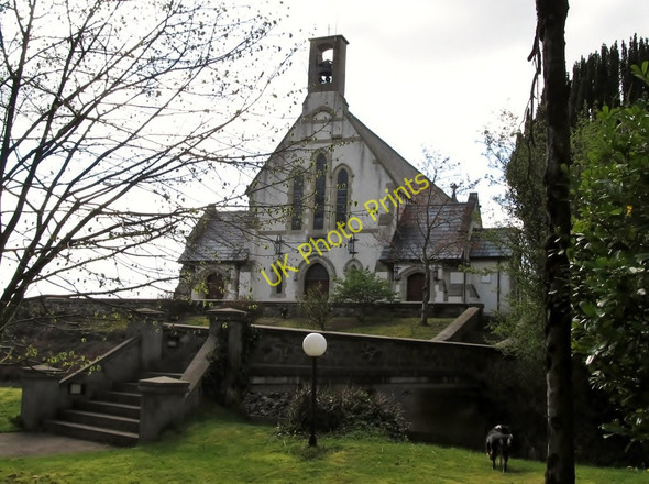 Photo 6"x4" St Patrick's Church from the Church Garden Madabawn c2011