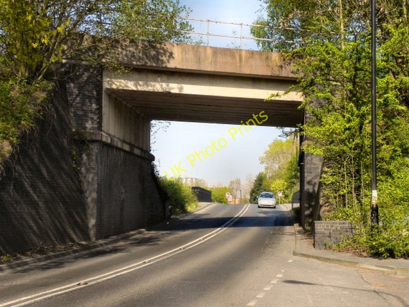 Photo 6"x4" Disused Railway Bridge Partington c2011