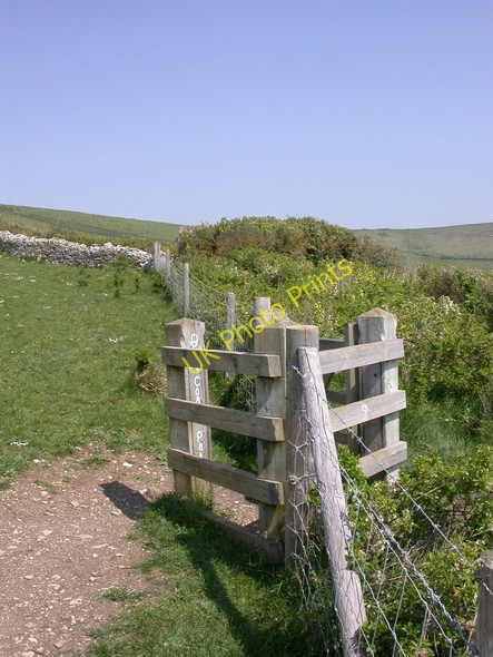 Photo 6"x4" Winspit, gate Worth Matravers c2011