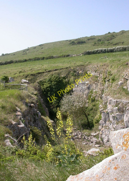 Photo 6"x4" Winspit, old quarry Worth Matravers c2011