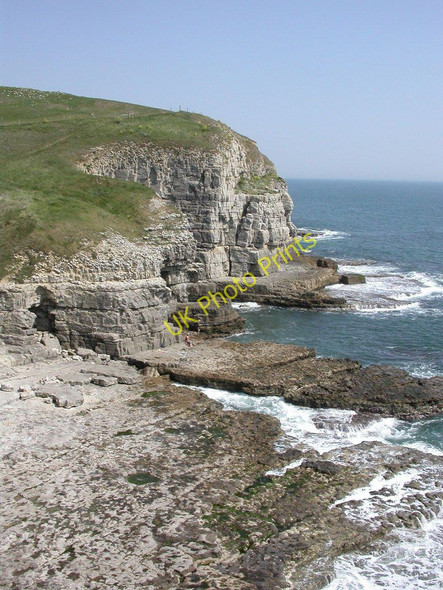 Photo 6"x4" Seacombe, ledges Worth Matravers c2011