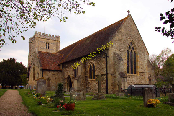 Photo 6"x4" St Laurence Church in Warborough Warborough c2011