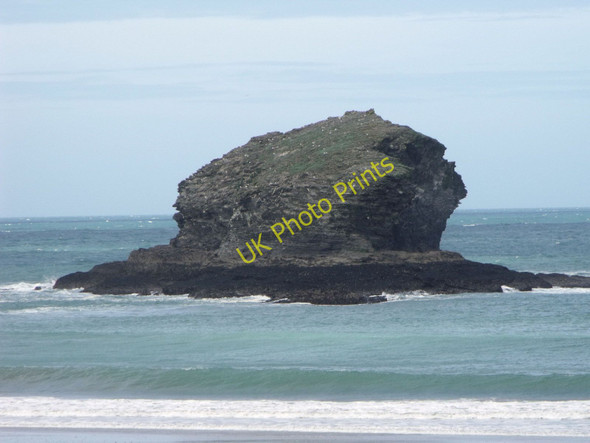 Photo 6"x4" Gull Rock, Portreath Portreath c2011