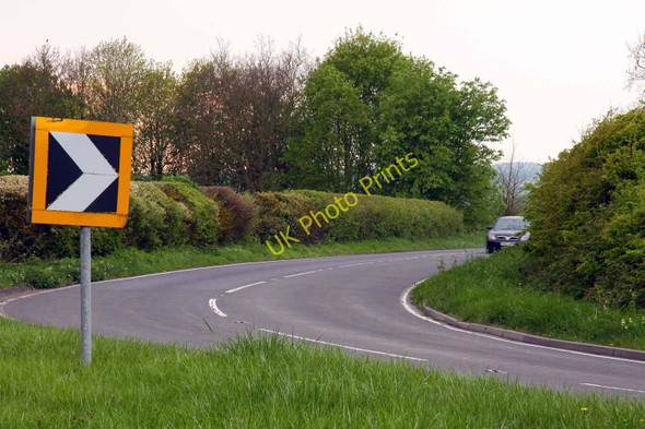 Photo 6"x4" The A329 to Warborough Newington\/SU6096 c2011