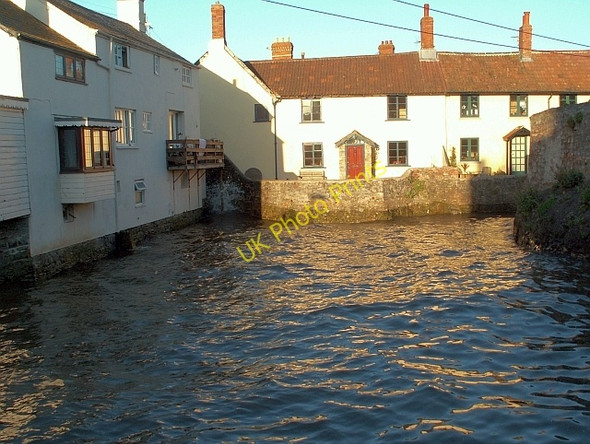 Photo 6"x4" Tidal basin, Washford River Watchet c2007