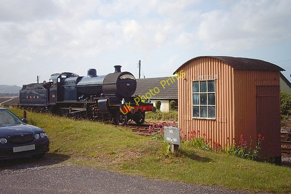Photo 6"x4" Steam engine approaching Blue Anchor Station Blue Anchor\/ST0243 c2007
