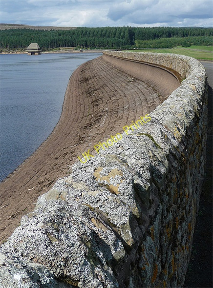 Photo 6"x4" Kielder Dam (2) Yarrow\/NY7187 c2010