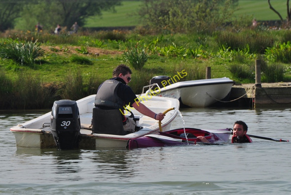 Photo 6"x4" Bosworth Water Trust - Rescue Boat Far Coton c2011