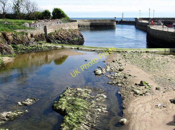 Photo 6"x4" Annalong Harbour from the Corn Mill footbridge Annalong c2011