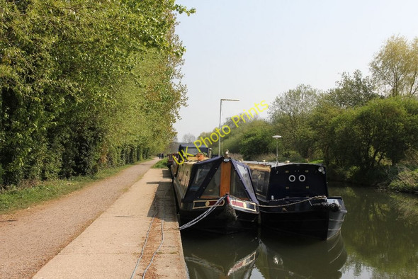 Photo 6"x4" Moored at the Wharf Aldermaston Wharf c2011